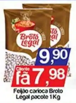 Supermercados Gricki Feijão carioca Broto Legal pacote oferta