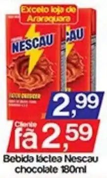 Supermercados Gricki Bebida lactea nescau chocolate oferta