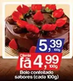 Supermercados Gricki Bolo confeiteado sabores oferta