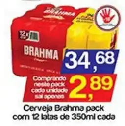 Supermercados Gricki Cerveja brahma pack oferta