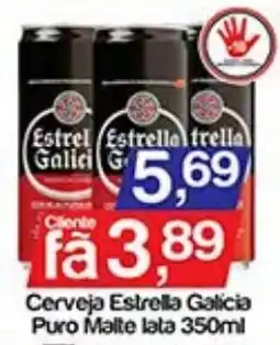 Supermercados Gricki Cerveja Estrella Galicia Puro Malte oferta