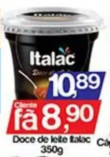Supermercados Gricki Doce de leite italac oferta