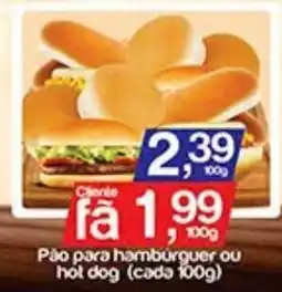 Supermercados Gricki Pão para hambúrguer ou hot dog oferta