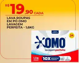 Supermercado Precito Lava roupas em pó omo lavagem perfeita oferta