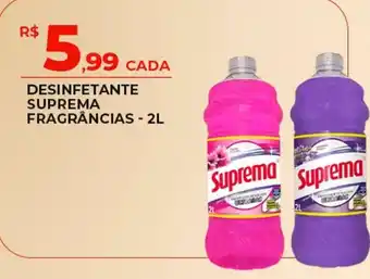 Desinfetante suprema fragrâncias