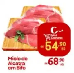 Supermercados Caetano Miolo de Alcatra em Bife oferta