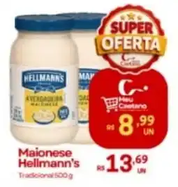 Supermercados Caetano Maionese hellmann's oferta