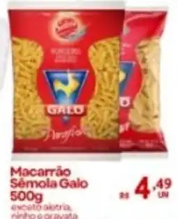 Supermercados Caetano Macarrão Sêmola Galo oferta