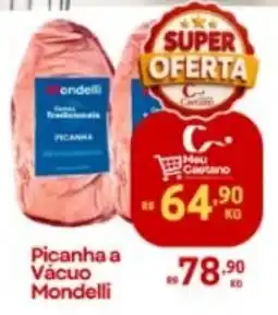 Supermercados Caetano Picanha a Vácuo Mondelli oferta