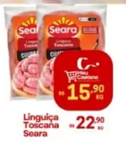 Supermercados Caetano Linguiça Toscana Seara oferta