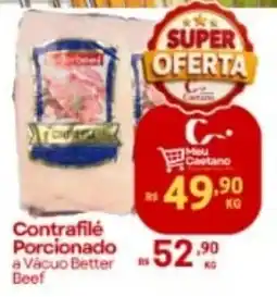 Supermercados Caetano Contrafilé Porcionado a Vácuo Better Beef oferta
