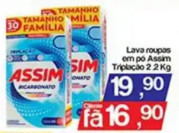 Supermercados Gricki Lava roupas em pó Assim oferta