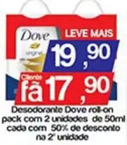 Supermercados Gricki Desodorante dove roll-on oferta