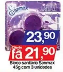 Supermercados Gricki Bloco sanitário sanmax oferta