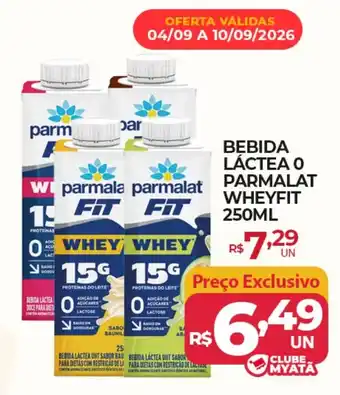 Bebida láctea o parmalat wheyfit