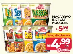 Supermercados Myatã Macarrão inst cup noodles oferta