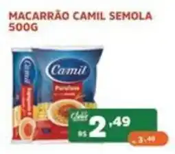 Supermercados Pague Menos Macarrão camil semola oferta