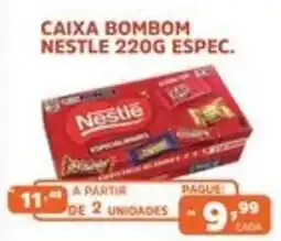 Supermercados Pague Menos Caixa bombom nestle 220g espec. oferta