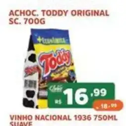 Supermercados Pague Menos Achoc. toddy original oferta