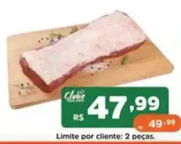 Supermercados Pague Menos Costela de porco oferta