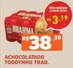 Supermercados Pague Menos achocolatado toddynho trad. oferta