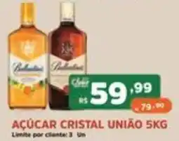 Supermercados Pague Menos açúcar cristal união oferta