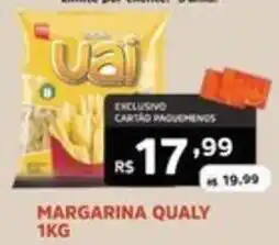 Supermercados Pague Menos Margarina qualy oferta