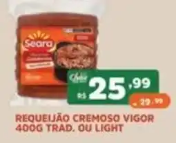 Supermercados Pague Menos Requeijão cremoso vigor oferta