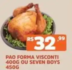 Supermercados Pague Menos Pao Forma Visconti oferta