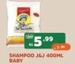 Supermercados Pague Menos Shampoo j&j baby oferta