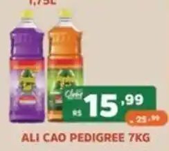 Supermercados Pague Menos Ali cao pedigree 7kg oferta