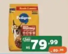 Supermercados Pague Menos Pedigree ração para cães oferta