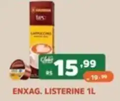 Supermercados Pague Menos Enxag. listerine 1l oferta