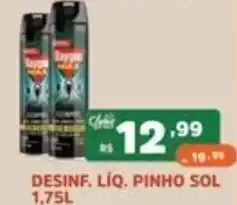 Supermercados Pague Menos Desinf. Líq. Pinho Sol oferta