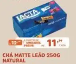 Supermercados Pague Menos chá matte leão natural oferta