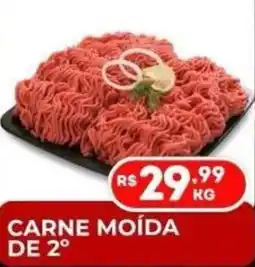 Supermercados Santo Antonio carne moída de 2° oferta