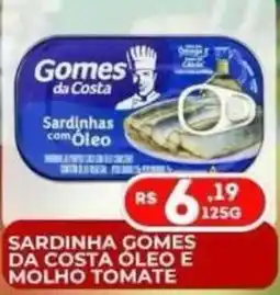 Supermercados Santo Antonio Sardinha gomes da costa oleo e molho tomate oferta