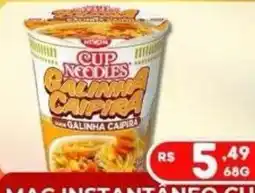 Supermercados Santo Antonio Cup noodles galinha caipira oferta