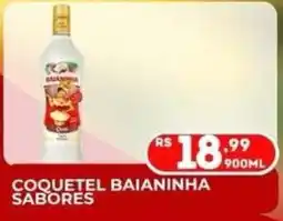 Supermercados Santo Antonio Coquetel baianinha sabores oferta