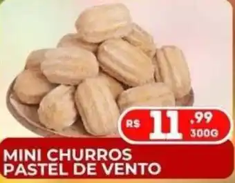 Mini churros pastel de vento