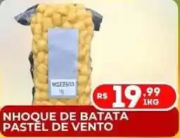 Supermercados Santo Antonio Nhoque de batata pastel de vento oferta