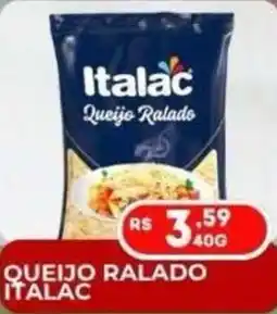 Supermercados Santo Antonio Queijo ralado italac oferta