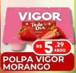 Supermercados Santo Antonio polpa vigor morango oferta