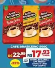 Supermercados Tridico Café brasileiro oferta