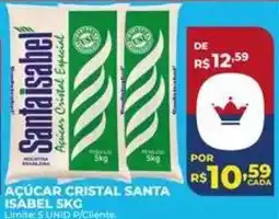 Supermercados Tridico Açúcar cristal santa isabel oferta