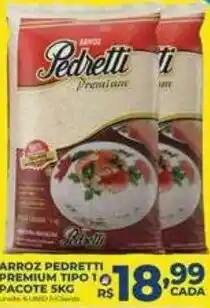 Supermercados Tridico Arroz pedretti premium tipo 1 oferta