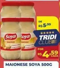 Supermercados Tridico Maionese soya oferta