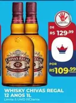 Supermercados Tridico Whisky chivas regal 12 anos 1l oferta