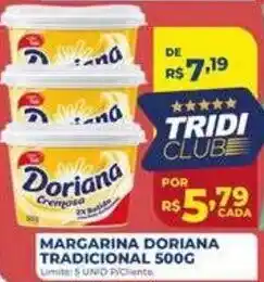 Supermercados Tridico Margarina doriana cremosa oferta