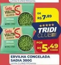 Supermercados Tridico Ervilha congelada sadia oferta